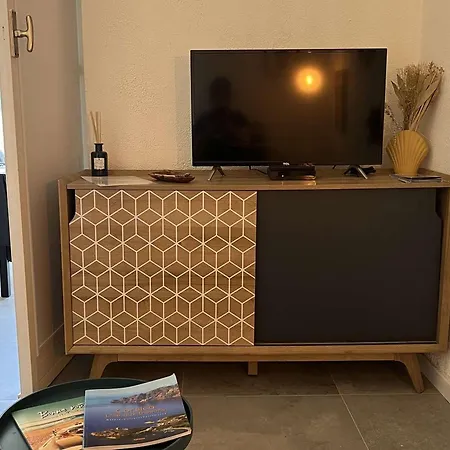 Studio Climatise 2-4 Pers Avec Terrasse Et Parking, Bord De Mer A Borgo - Fr-1-650-29 *