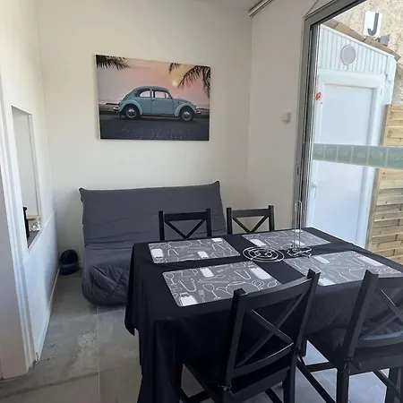 Studio Climatise 2-4 Pers Avec Terrasse Et Parking, Bord De Mer A Borgo - Fr-1-650-29 Apartman *